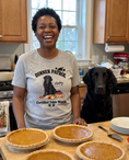 Load image into Gallery viewer, Dinner Patrol unisex tee in Athletic Heather with a custom Flat-Coated Retriever design | Alpha Paw