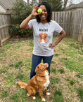 Load image into Gallery viewer, Women's Custom Pet T-Shirt | Alpha Paw