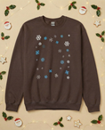 Load image into Gallery viewer, Custom Pet Holiday Sweatshirt - Snowflakes