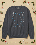 Load image into Gallery viewer, Custom Pet Holiday Sweatshirt - Snowflakes