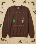 Load image into Gallery viewer, Custom Pet Holiday Sweatshirt - Xmas Tree Friends Knitted