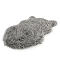 Load image into Gallery viewer, PupRug™ Faux Fur Orthopedic Dog Bed - Curve Charcoal Grey