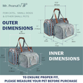 Load image into Gallery viewer, Mr. Peanut's Gold Series Standard Size Airline Compliant Expandable Pet Carrier - Prints Edition