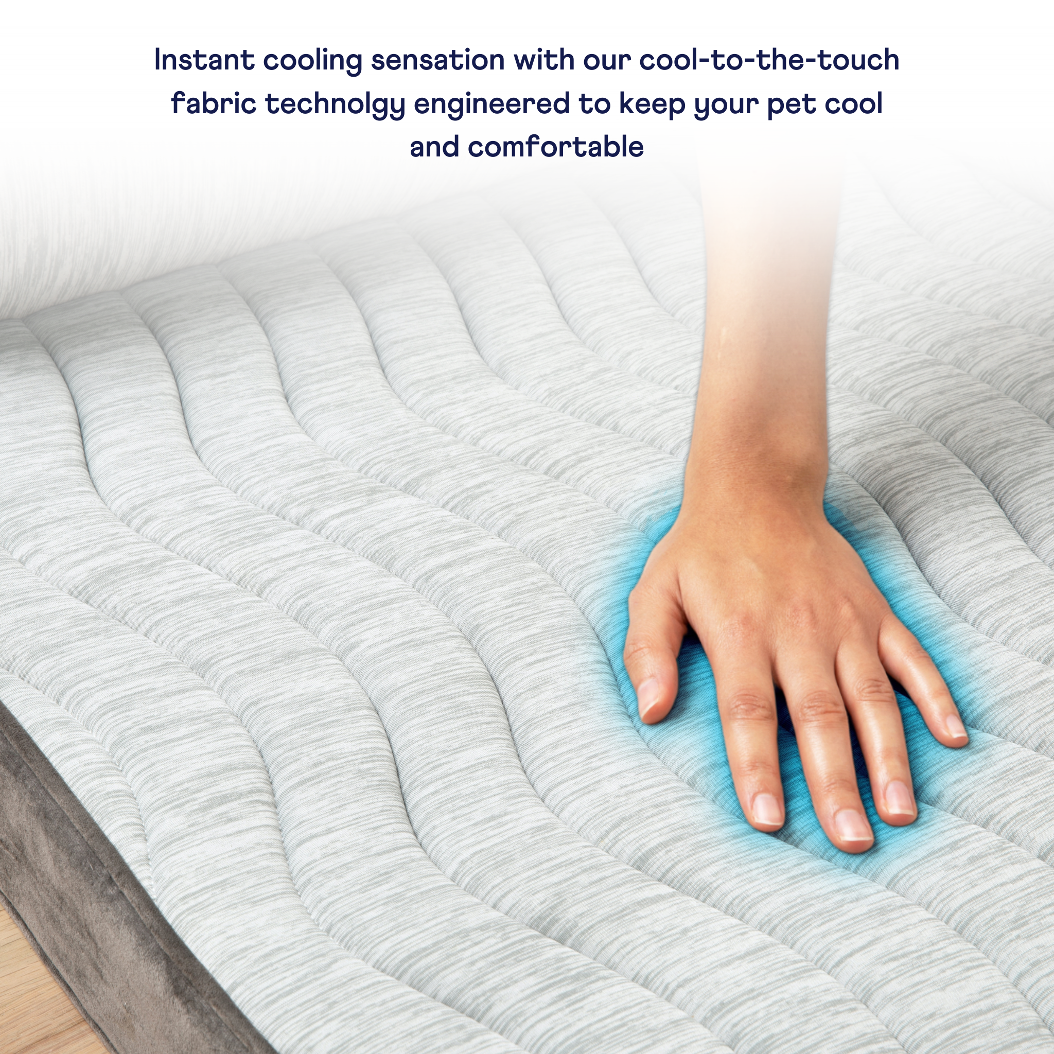 PupChill™ Cooling Dog Bed - Cooling-Gel Comfort for Deep Summer Rest