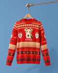 Load image into Gallery viewer, Custom Pet Knitted Holiday Sweater - Santa's Workshop
