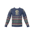 Load image into Gallery viewer, Custom Pet Holiday Sweater - Frosty Morning Blue | Alpha Paw