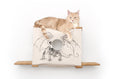 Load image into Gallery viewer, Cat Cubby for Wall - Covered Cat Bed