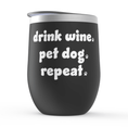 Load image into Gallery viewer, Dog Mom Wine Tumblers | Alpha Paw
