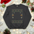 Load image into Gallery viewer, Custom Pet Holiday Sweatshirt - Reindeer Rock