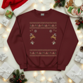 Load image into Gallery viewer, Custom Pet Holiday Sweatshirt - Reindeer Rock