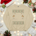 Load image into Gallery viewer, Custom Pet Holiday Sweatshirt - Reindeer Rock