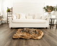 Load image into Gallery viewer, PupRug™ Faux Fur Orthopedic Dog Bed - Curve Sable Tan
