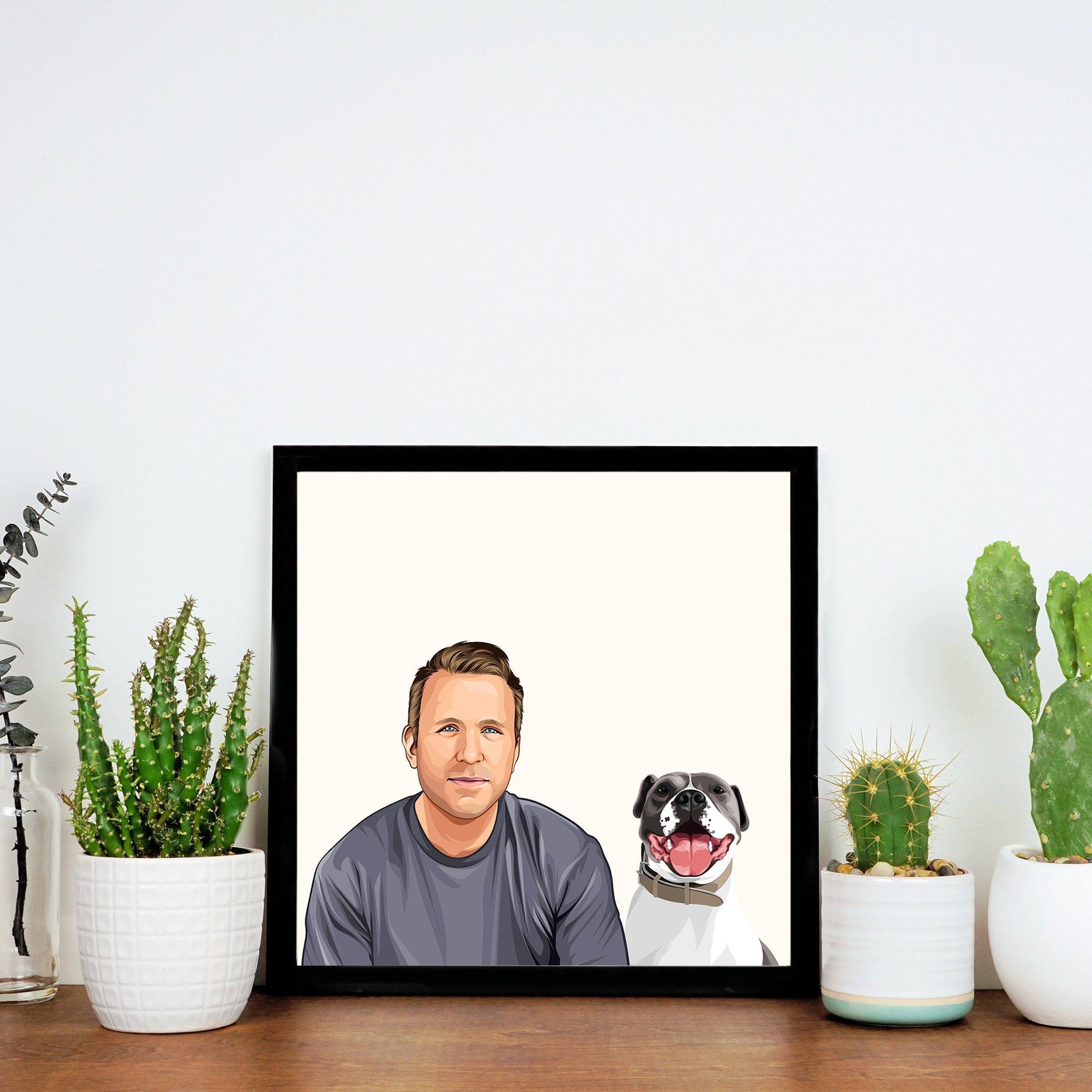 Custom Modern Family Portrait | Alpha Paw