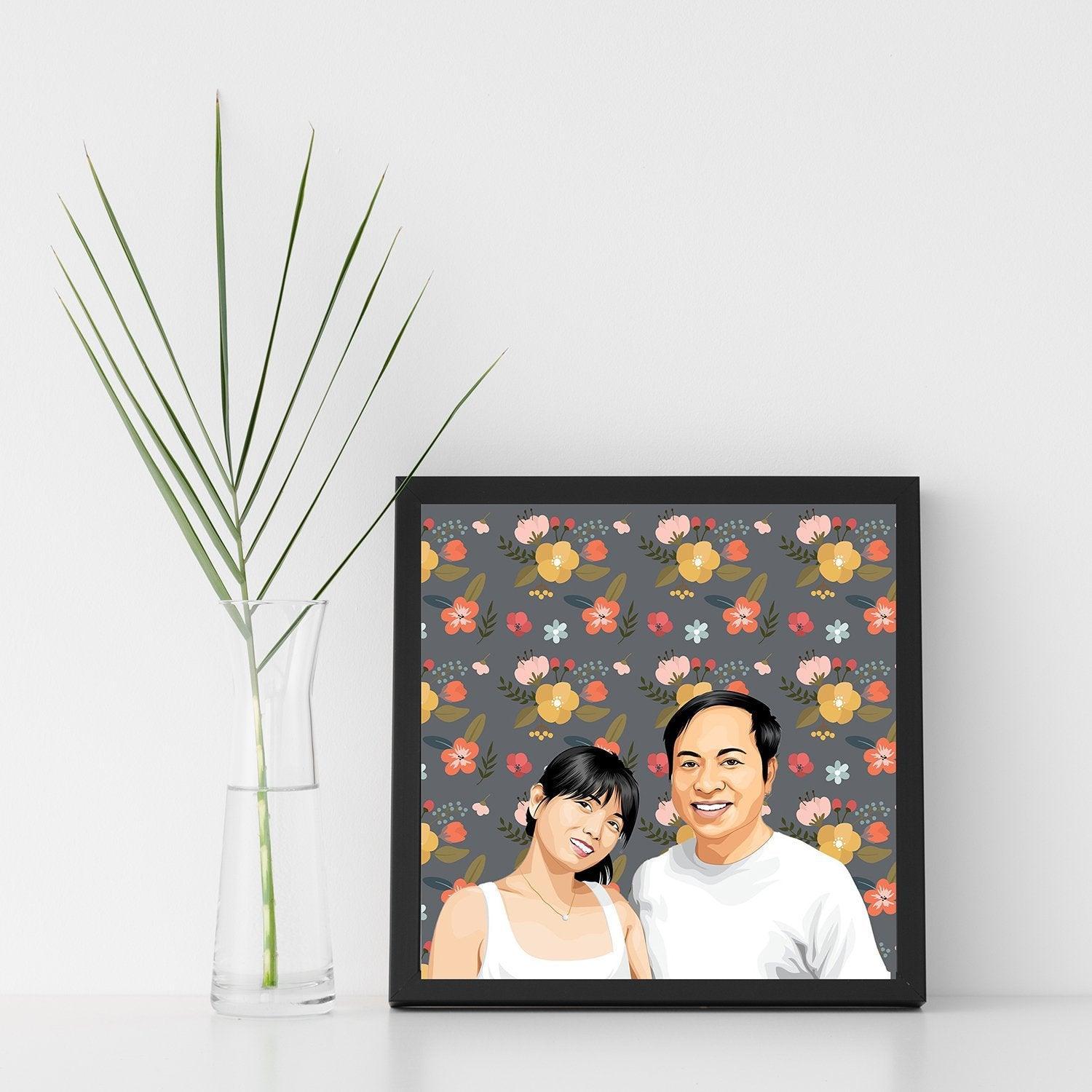 Custom Modern Family Portrait | Alpha Paw