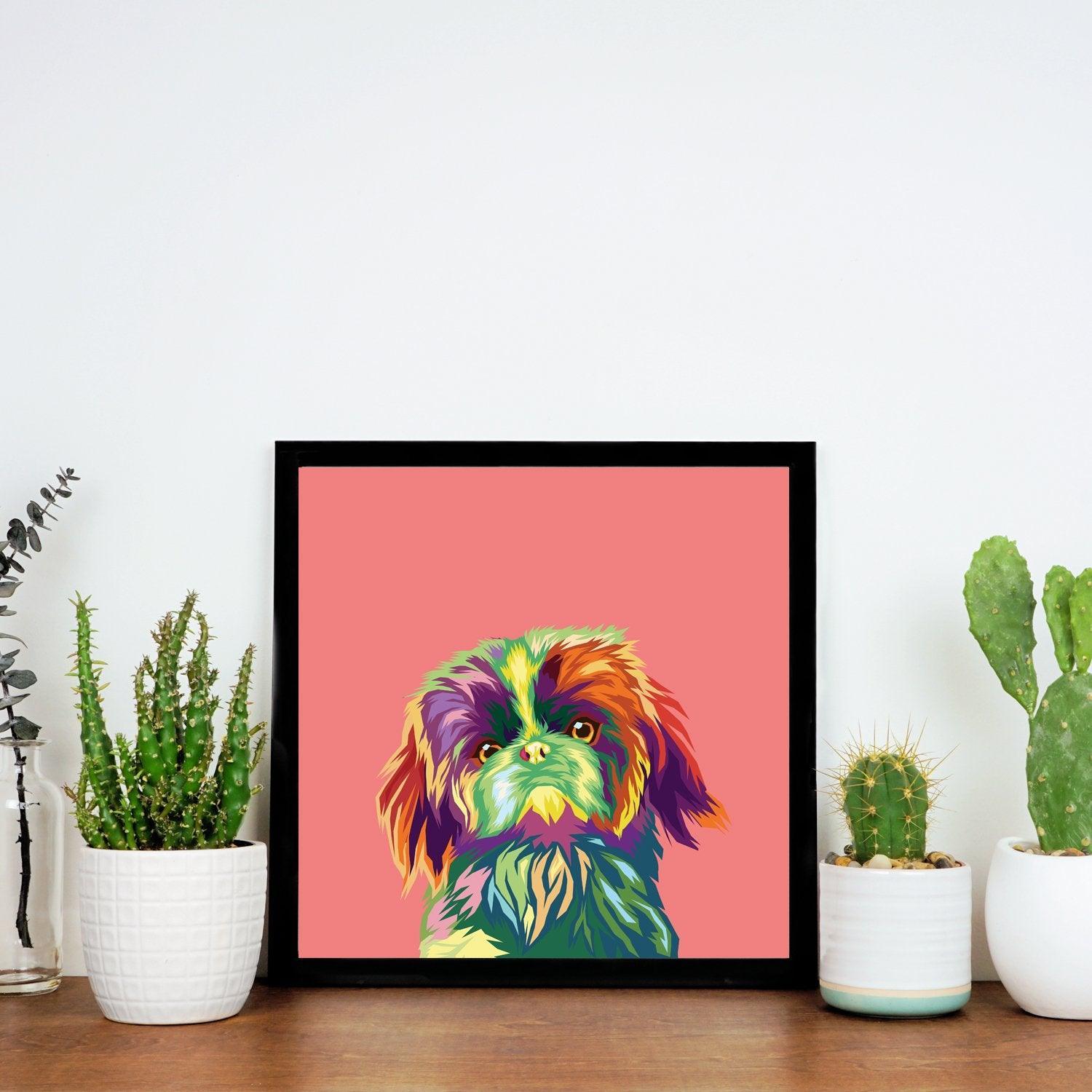 Limited Edition Custom Pet Pop Portraits | Alpha Paw