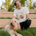 Load image into Gallery viewer, Men's Custom Pet T-Shirt | Alpha Paw