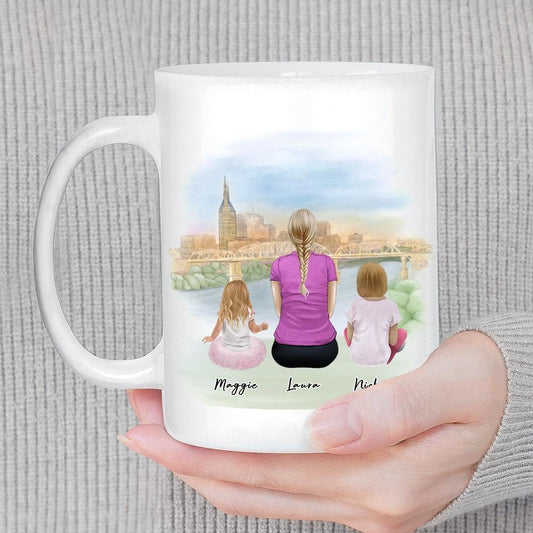 Nashville Personalized Family Coffee Mug | Alpha Paw