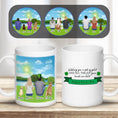 Load image into Gallery viewer, St. Patrick Custom Printed Pet & Owner Coffee Mug | Alpha Paw
