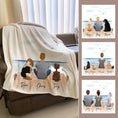 Load image into Gallery viewer, The Dock Personalized Pet & Owner Blanket | Alpha Paw