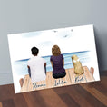 Load image into Gallery viewer, The Dock Personalized Pet & Owner Wrapped Canvas | Alpha Paw
