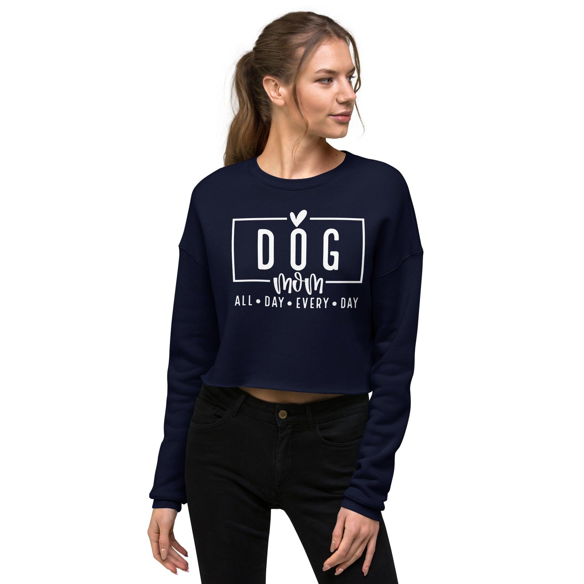 Limited Edition Dog Mom Crop Sweatshirt | Alpha Paw