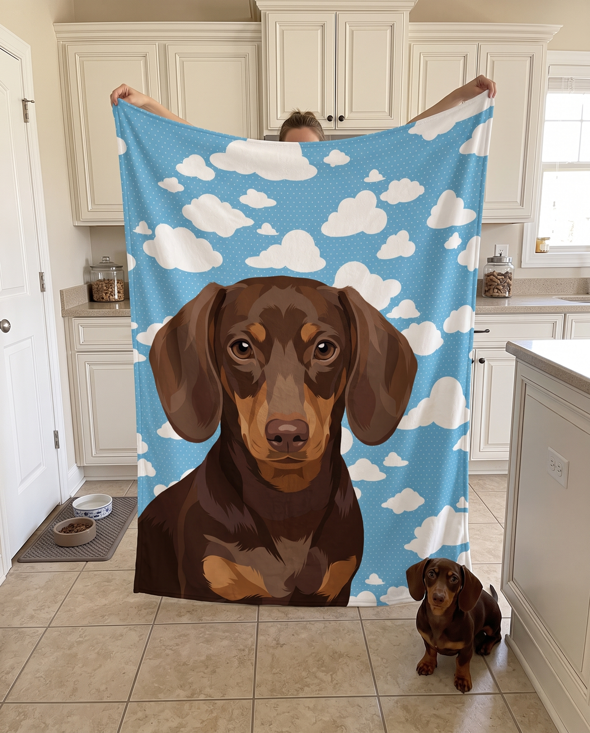Custom pet fleece blanket | Alpha Paw