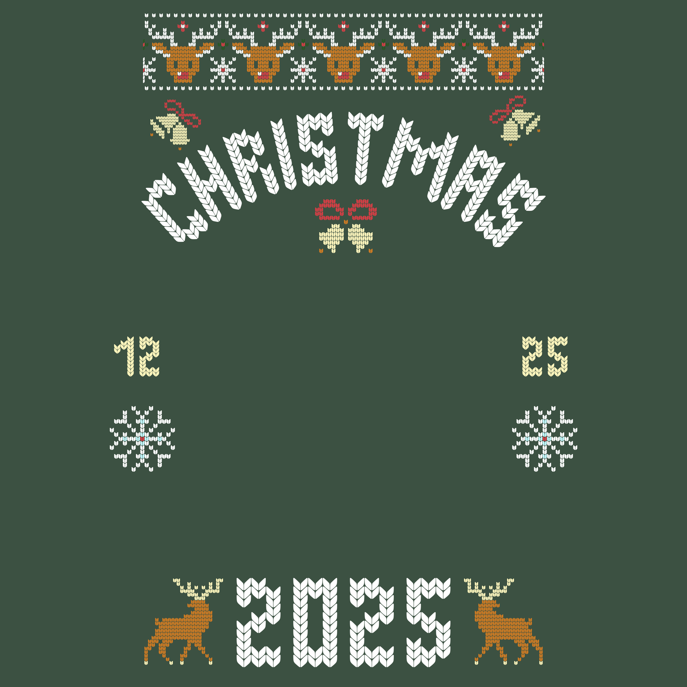 Custom Pet Holiday Sweatshirt - 2025 Christmas
