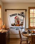 Load image into Gallery viewer, Turkey Patrol Table Beggar blanket with a custom Cocker Spaniel design | Alpha Paw
