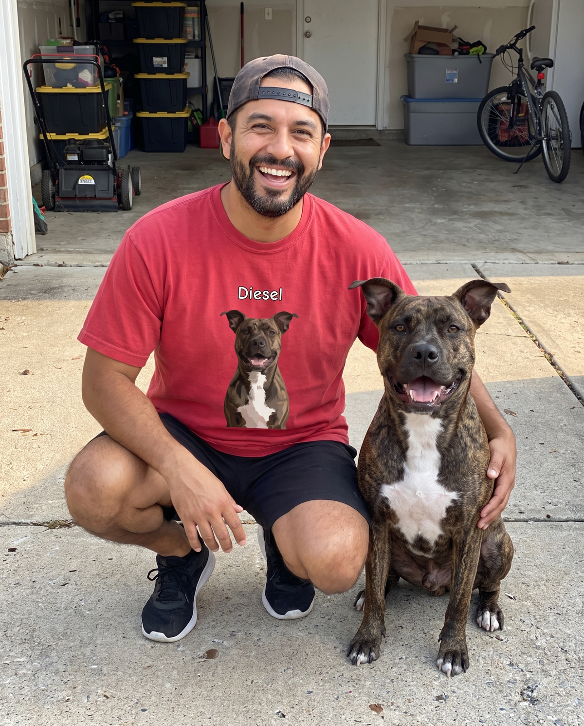 Men's Custom Pet T-Shirt | Alpha Paw