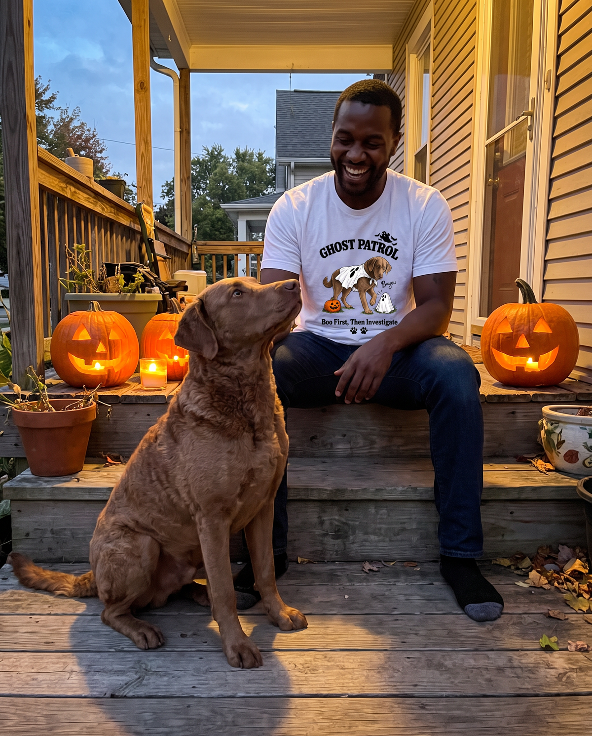 Ghost Patrol custom pet unisex tee | Alpha Paw