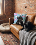 Load image into Gallery viewer, Custom Pet Couch Pillow with Cover | Alpha Paw
