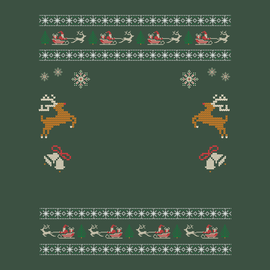 Custom Pet Holiday Sweatshirt - Reindeer Rock