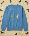 Load image into Gallery viewer, Custom Pet Holiday Sweatshirt - Xmas Tree Friends for Dark Colored Shirts
