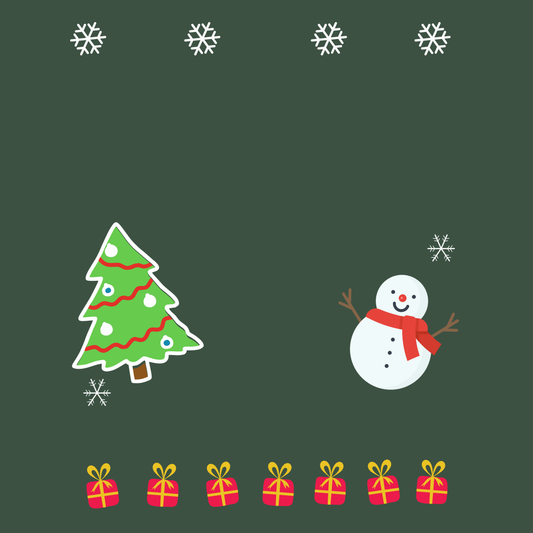 Custom Pet Holiday Sweatshirt - Xmas Tree Friends for Dark Colored Shirts