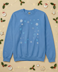 Load image into Gallery viewer, Custom Pet Holiday Sweatshirt - Snowflakes
