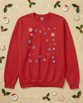 Load image into Gallery viewer, Custom Pet Holiday Sweatshirt - Snowflakes
