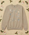 Load image into Gallery viewer, Custom Pet Holiday Sweatshirt - Snowflakes

