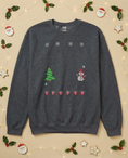 Load image into Gallery viewer, Custom Pet Holiday Sweatshirt - Xmas Tree Friends Knitted
