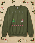 Load image into Gallery viewer, Custom Pet Holiday Sweatshirt - Xmas Tree Friends Knitted
