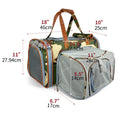 Load image into Gallery viewer, Mr. Peanut's Gold Series Standard Size Airline Compliant Expandable Pet Carrier - Prints Edition
