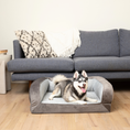 Load image into Gallery viewer, PupChill™ Cooling Bolster Dog Bed
