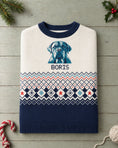 Load image into Gallery viewer, Custom Pet Knitted Holiday Sweater - Arctic Dream Blue
