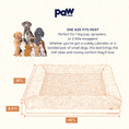 Load image into Gallery viewer, PupChill™ Cooling 4-Bolster Dog Bed - Arctic Sand
