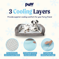 Load image into Gallery viewer, PupChill™ Cooling Bolster Dog Bed
