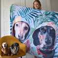 Load image into Gallery viewer, Custom Pet Fleece Blanket
