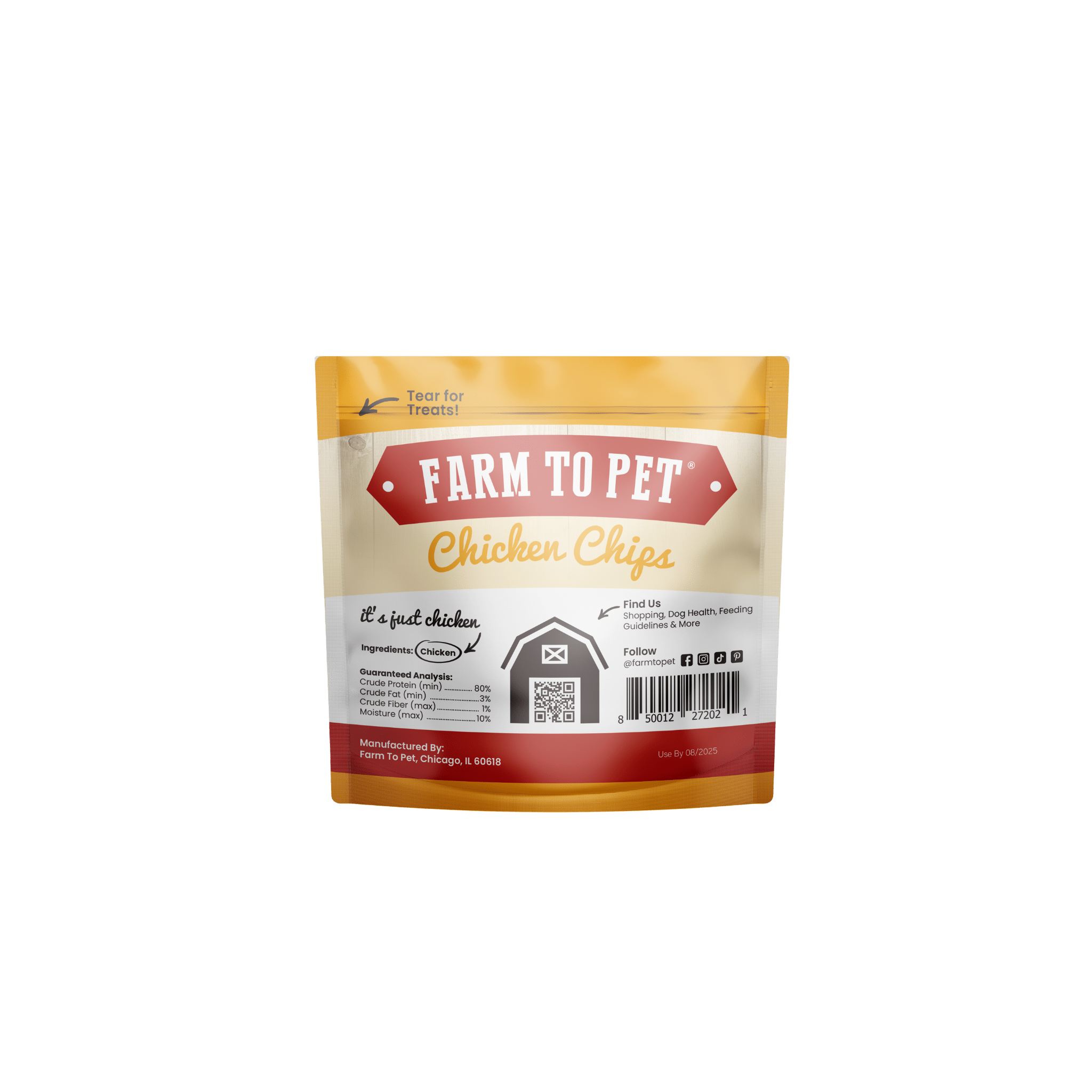 Chicken Chips Snack Pack Bundles | Dog Party Favors & Training Treats