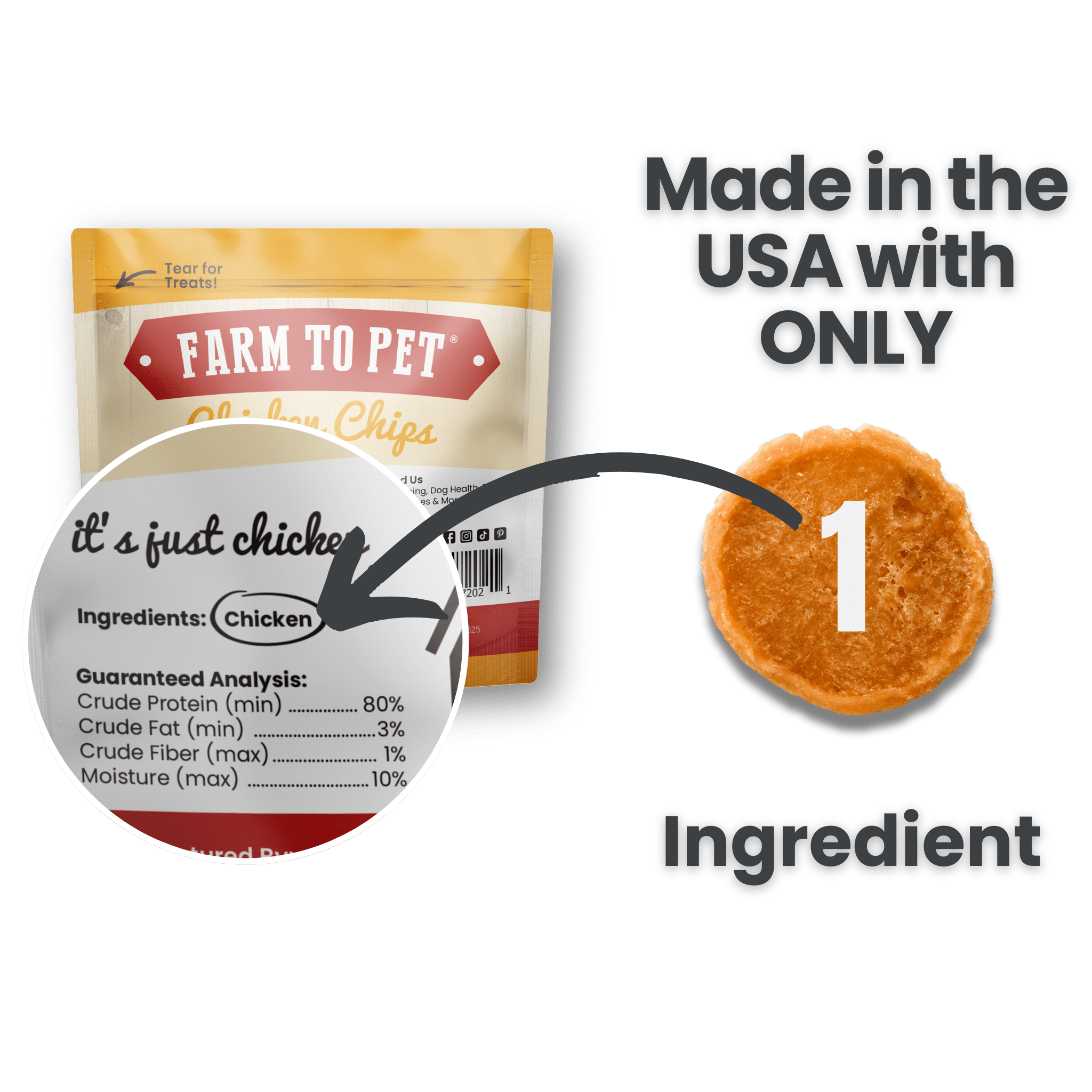 Chicken Chips Snack Pack Bundles | Dog Party Favors & Training Treats