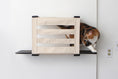 Load image into Gallery viewer, Cat Cubby for Wall - Covered Cat Bed
