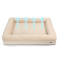 Load image into Gallery viewer, PupChill™ Cooling 4-Bolster Dog Bed - Arctic Sand
