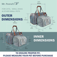 Load image into Gallery viewer, Mr. Peanut's Gold Series Standard Size Airline Compliant Expandable Pet Carrier - Prints Edition
